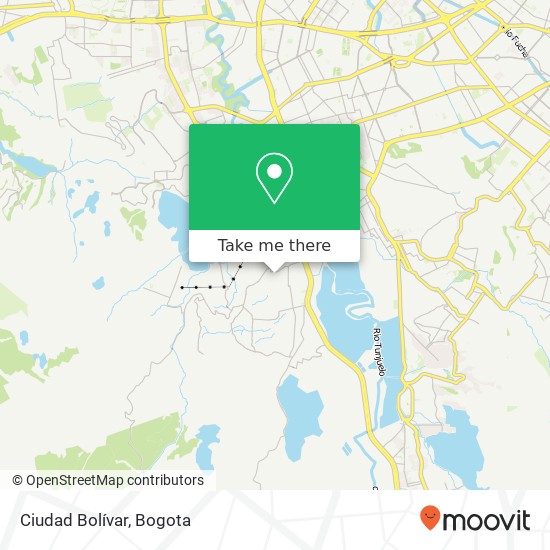 Ciudad Bolívar map