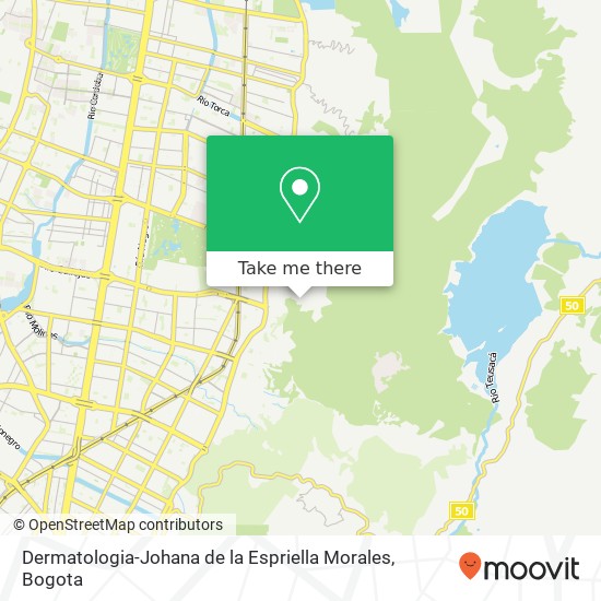 Dermatologia-Johana de la Espriella Morales map