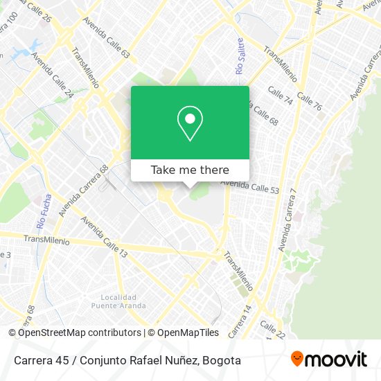 Carrera 45 / Conjunto Rafael Nuñez map