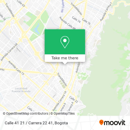 Calle 41 21 / Carrera 22 41 map