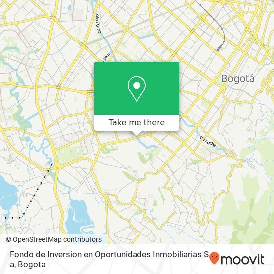 Fondo de Inversion en Oportunidades Inmobiliarias S a map