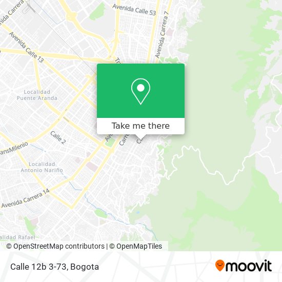 Calle 12b 3-73 map