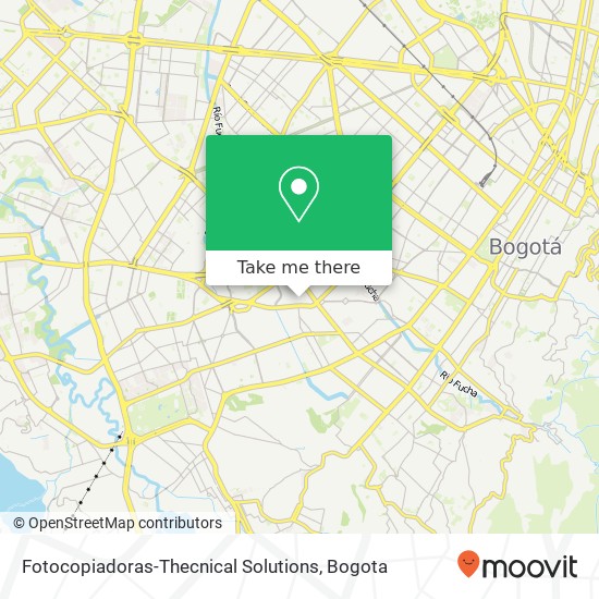 Fotocopiadoras-Thecnical Solutions map