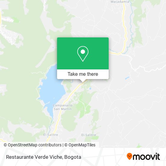 Mapa de Restaurante Verde Viche