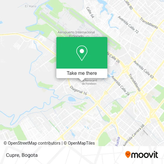 Cupre map