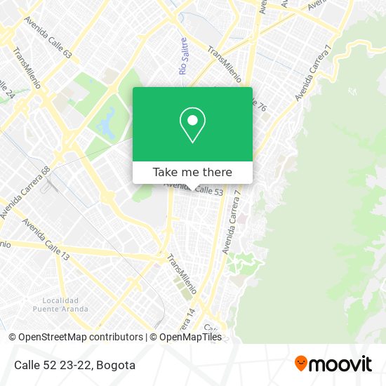 Calle 52 23-22 map