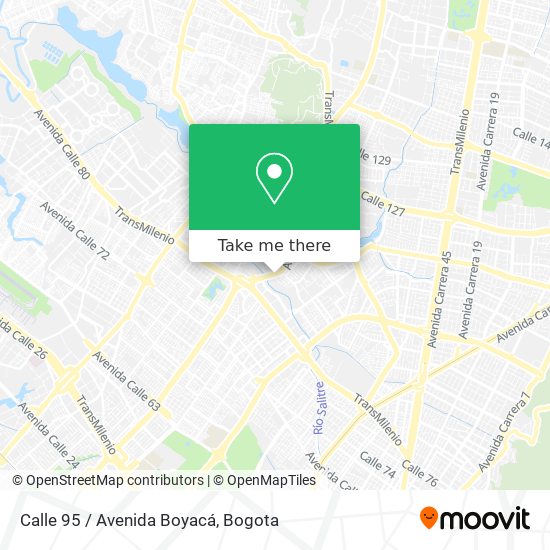 Calle 95 / Avenida Boyacá map