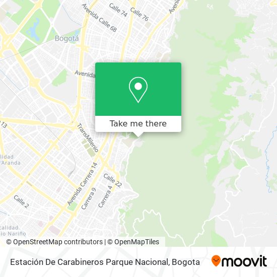 Estación De Carabineros Parque Nacional map