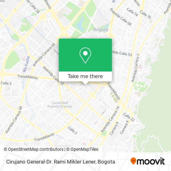Cirujano General-Dr. Rami Mikler Lener map