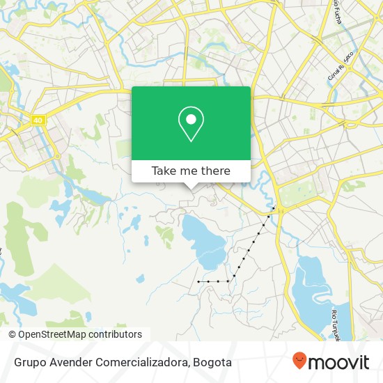 Grupo Avender Comercializadora map