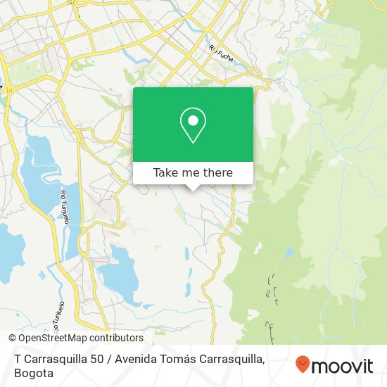 T Carrasquilla 50 / Avenida Tomás Carrasquilla map