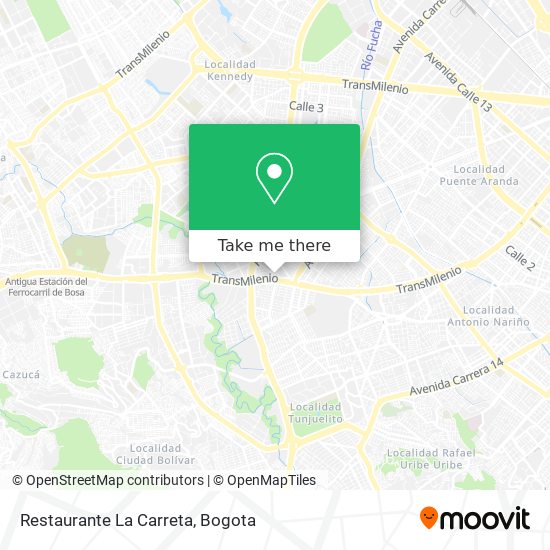 Restaurante La Carreta map