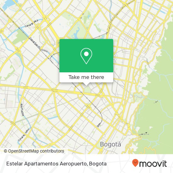 Estelar Apartamentos Aeropuerto map