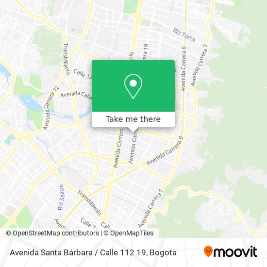 Avenida Santa Bárbara / Calle 112 19 map