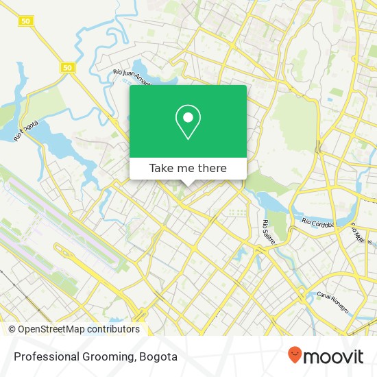 Mapa de Professional Grooming