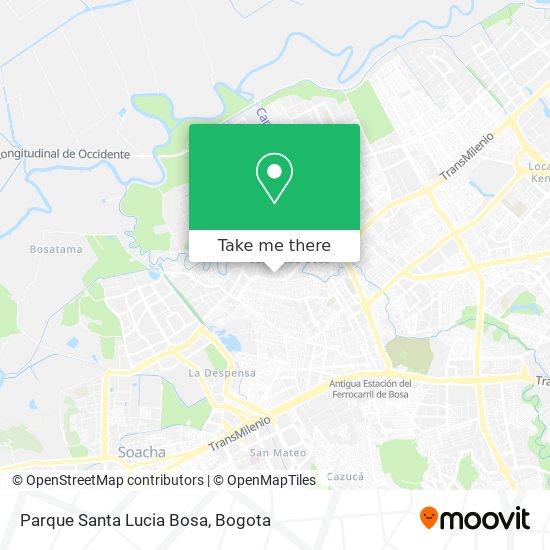 Parque Santa Lucia Bosa map