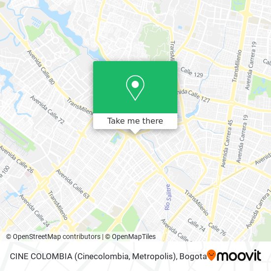CINE COLOMBIA (Cinecolombia, Metropolis) map