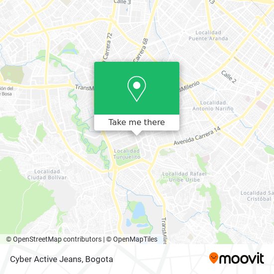 Mapa de Cyber Active Jeans