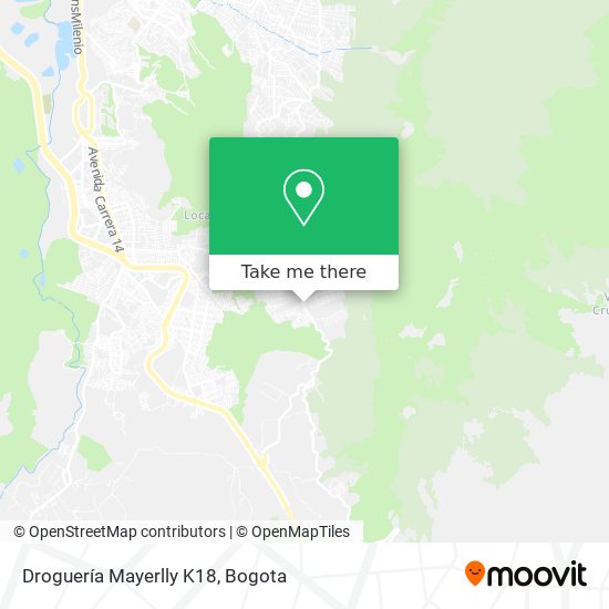 Mapa de Droguería Mayerlly K18