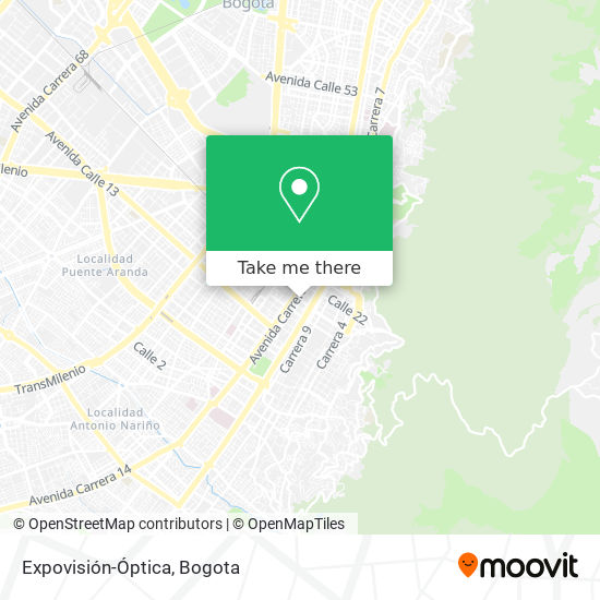 Expovisión-Óptica map