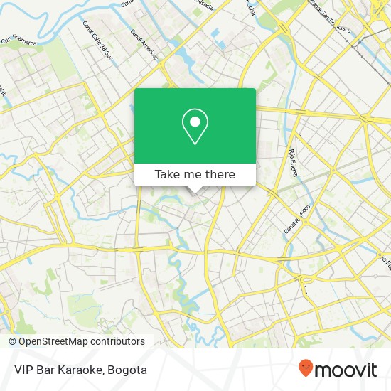 Mapa de VIP Bar Karaoke