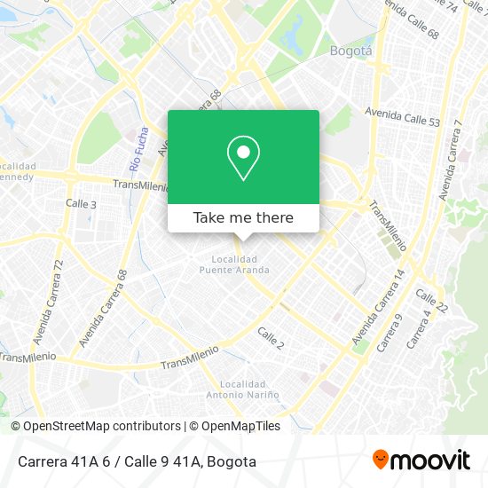Carrera 41A 6 / Calle 9 41A map