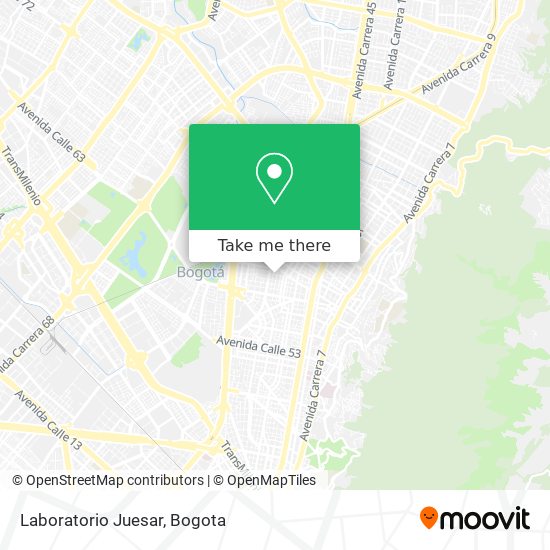 Laboratorio Juesar map