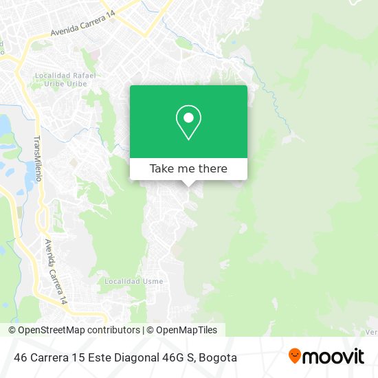 46 Carrera 15 Este Diagonal 46G S map