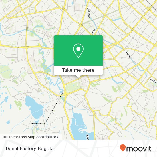 Donut Factory map