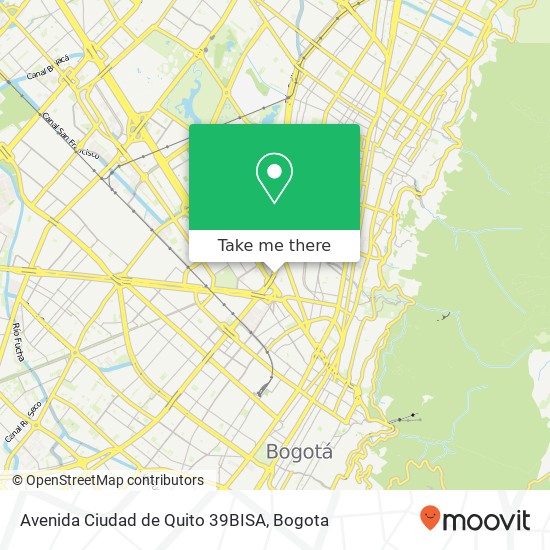 Mapa de Avenida Ciudad de Quito 39BISA