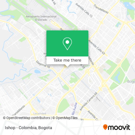Ishop - Colombia map