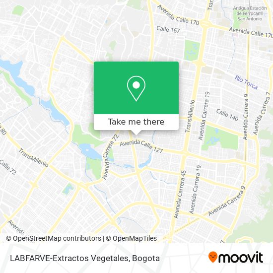 LABFARVE-Extractos Vegetales map