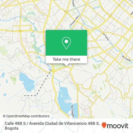 Mapa de Calle 48B S / Avenida Ciudad de Villavicencio 48B S