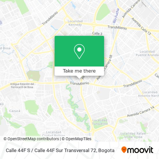 Calle 44F S / Calle 44F Sur Transversal 72 map