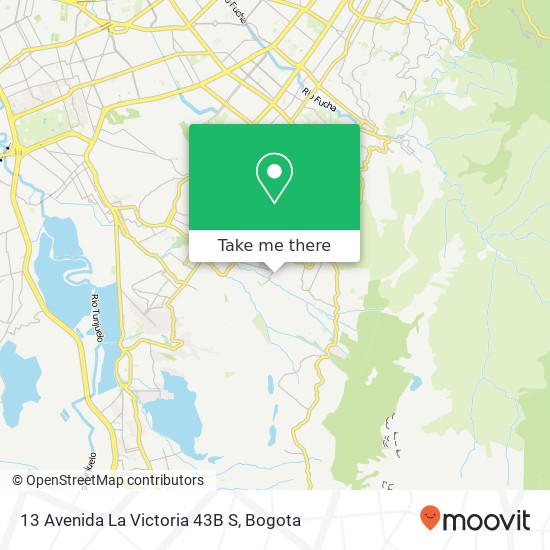 13 Avenida La Victoria 43B S map