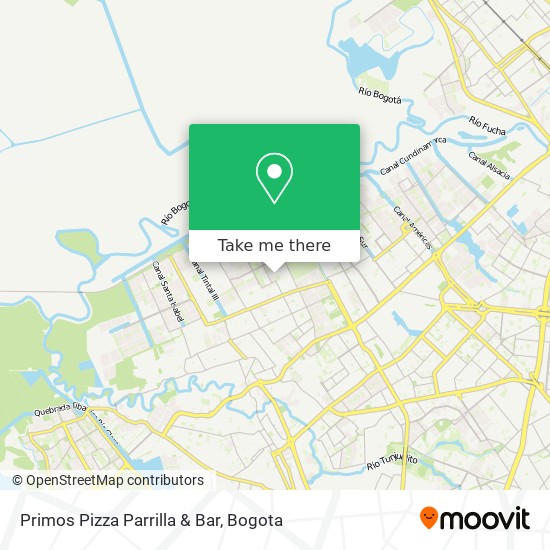 Primos Pizza Parrilla & Bar map
