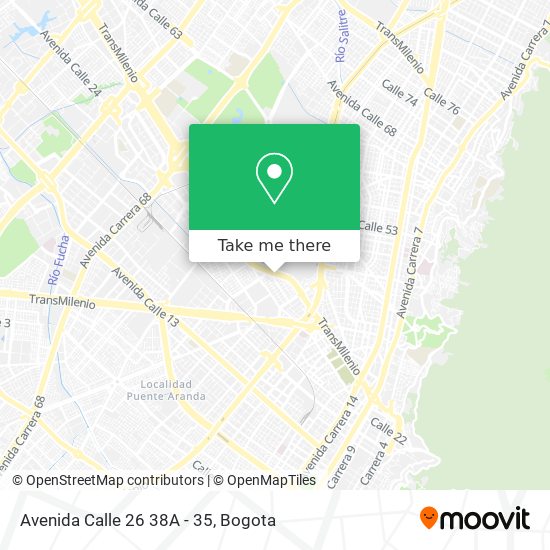 Avenida Calle 26 38A - 35 map