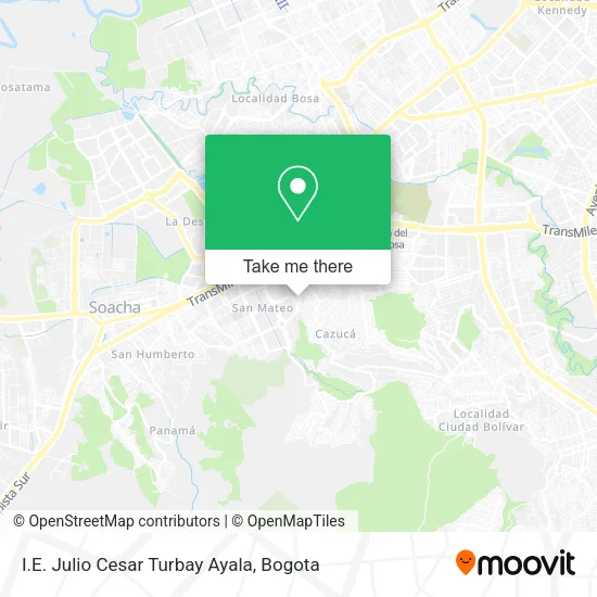 I.E. Julio Cesar Turbay Ayala map