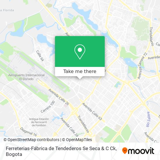 Ferreterias-Fábrica de Tendederos Se Seca & C Ck map
