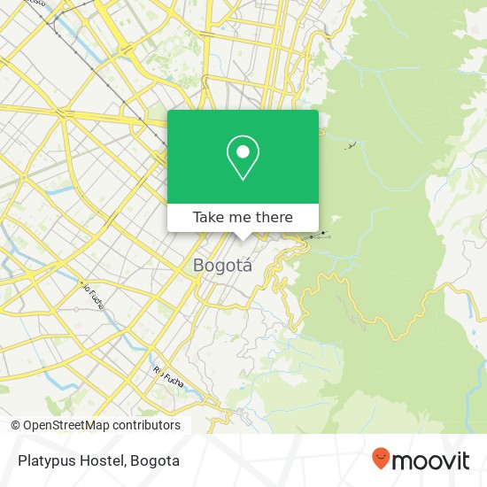 Platypus Hostel map