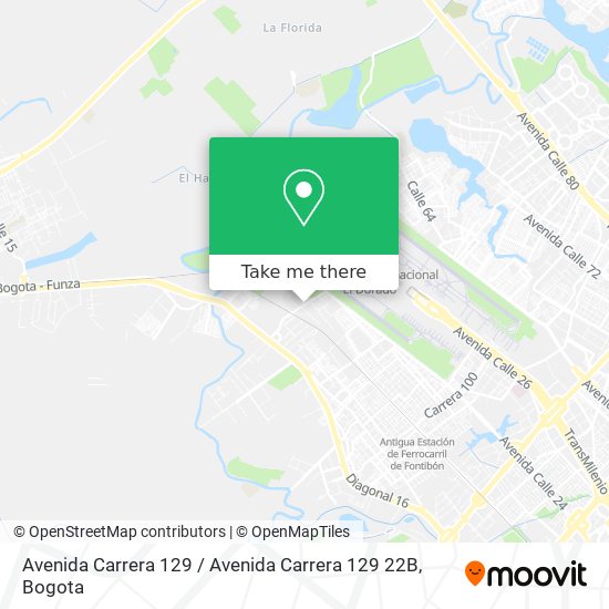 Avenida Carrera 129 / Avenida Carrera 129 22B map