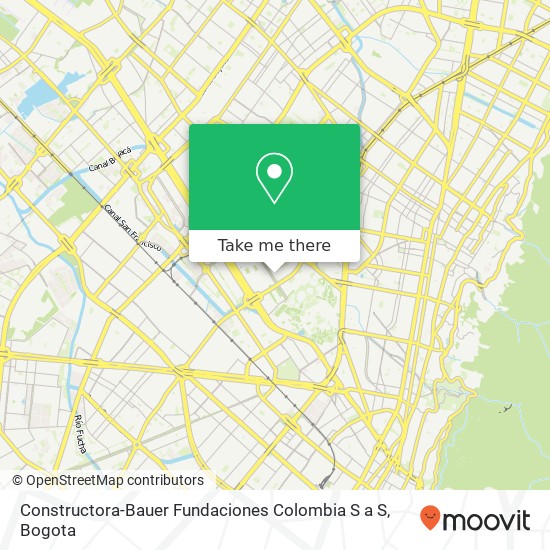 Mapa de Constructora-Bauer Fundaciones Colombia S a S