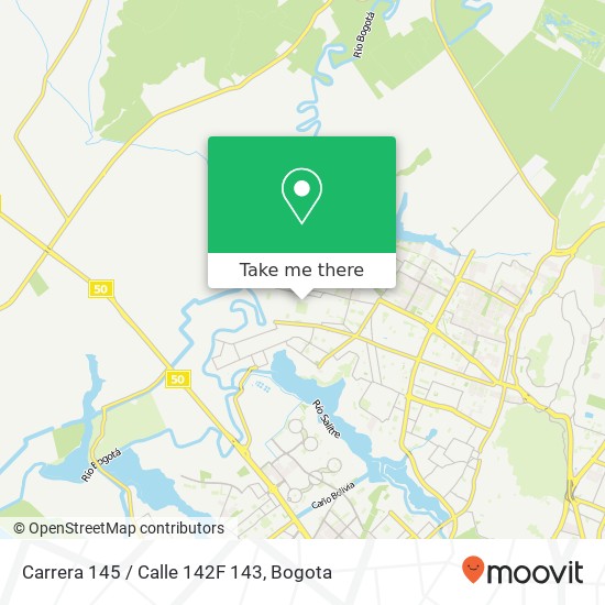 Carrera 145 / Calle 142F 143 map