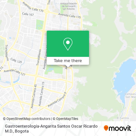 Gastroenterología-Angarita Santos Oscar Ricardo M.D. map