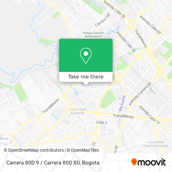 Carrera 80D 9 / Carrera 80D 8D map