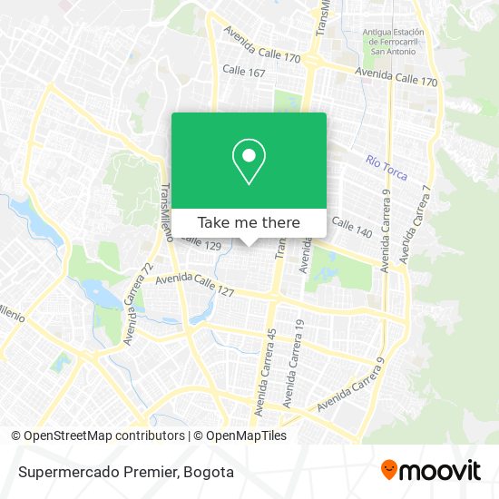 Supermercado Premier map