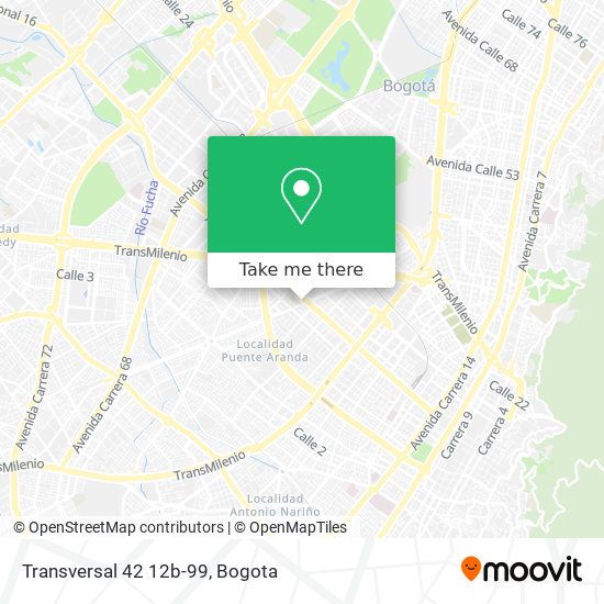 Mapa de Transversal 42 12b-99