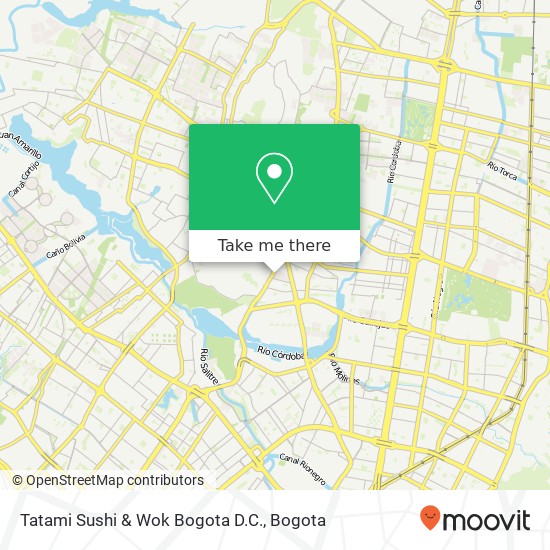 Mapa de Tatami Sushi & Wok Bogota D.C.