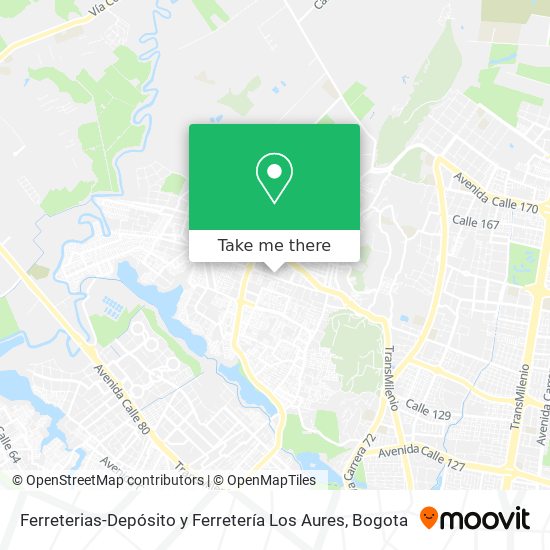 Ferreterias-Depósito y Ferretería Los Aures map