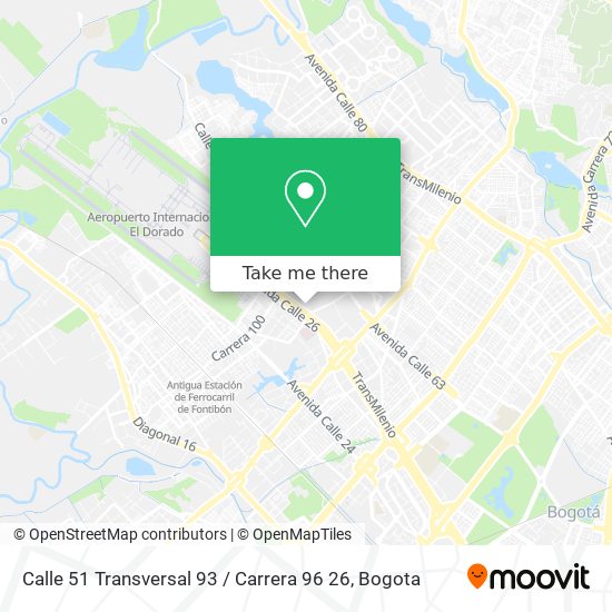 Calle 51 Transversal 93 / Carrera 96 26 map